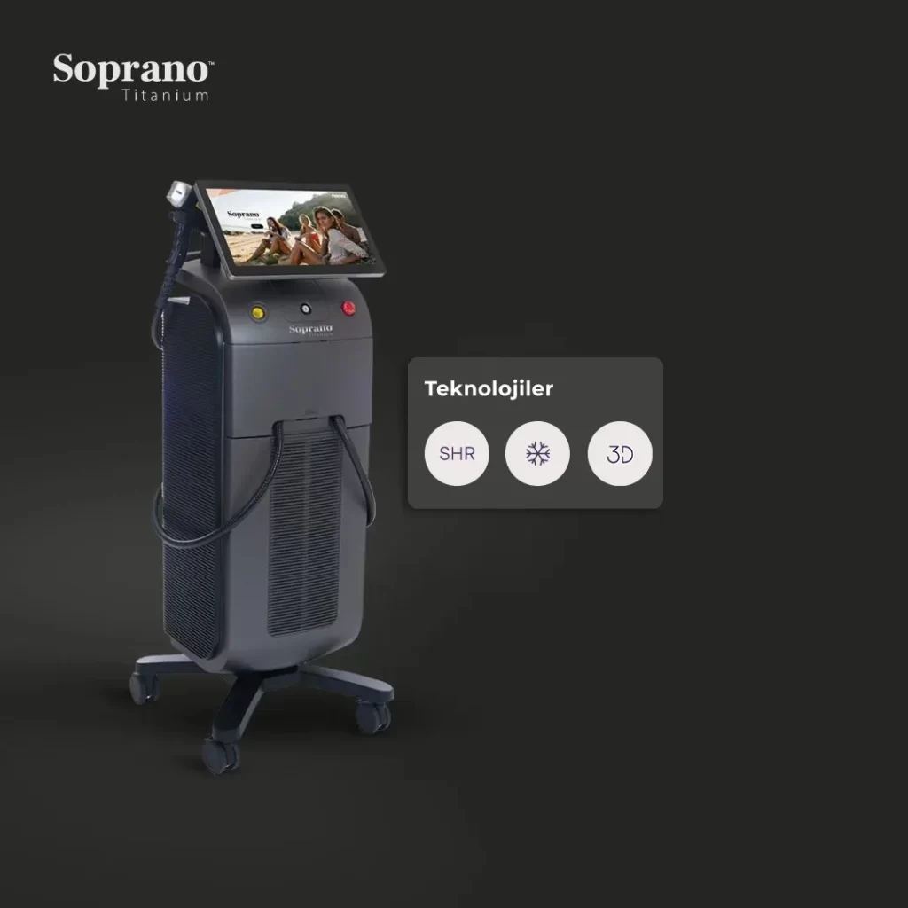 Dünyanın en gelişmiş lazer epilasyon sistemi soprano titanium